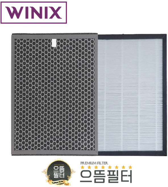 으뜸필터 위닉스 AEH-SC440NSKB0 퓨어 호환용 CAF-C0S6, 1세트, 위닉스 퓨어 SET [헤파1+탈취1]