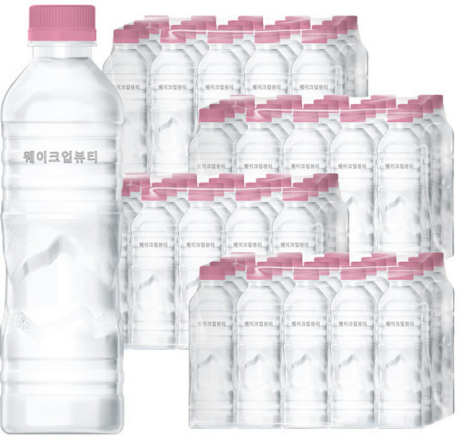 동원샘물 웨이크업뷰티, 80개, 500ml