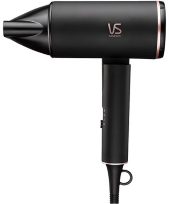 비달사순 컴팩트 헤어 드라이어 2000W, VSD909K, 블랙 + 인디핑크