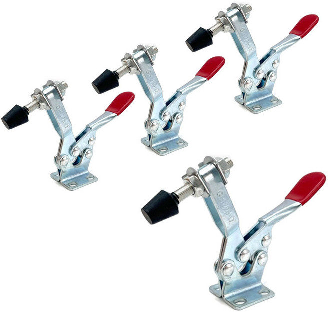 아이베란다 토글클램프 래치 공작기기 고정장치, 4개