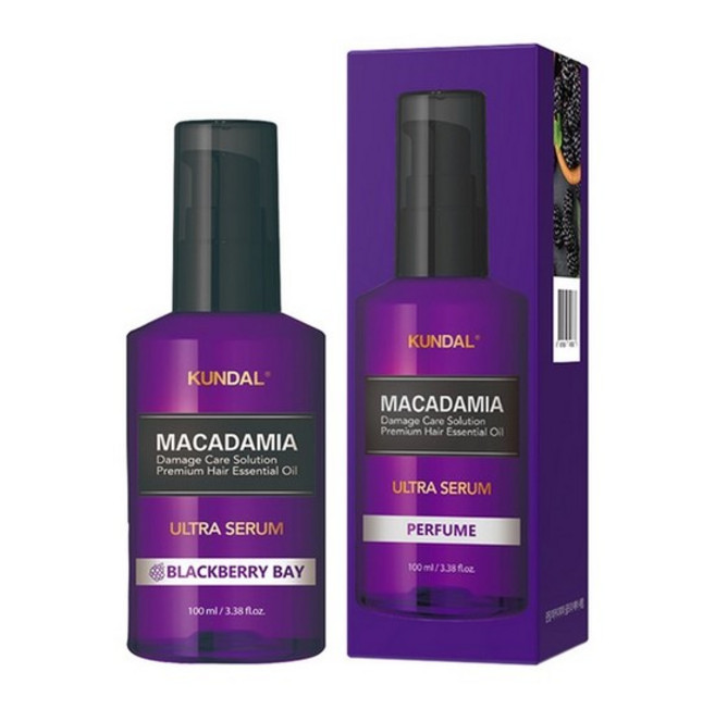 쿤달 울트라 세럼 헤어 에센스 블랙베리베이향, 100ml, 1개