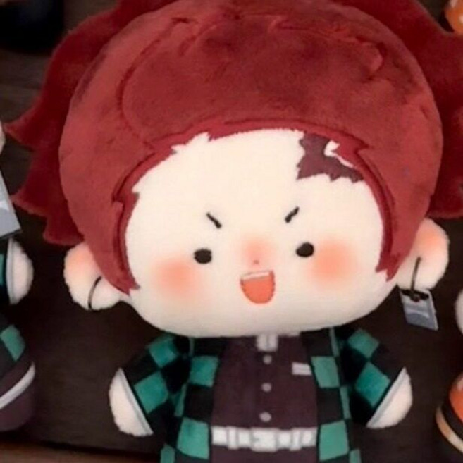 鬼滅之刃 趴姿玩偶 灶門炭治郎 我妻善逸 嘴平伊之助 10cm, 1個, 炭治郎開口笑