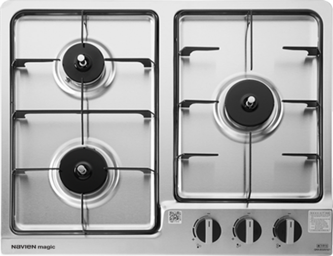 [전국설치가능] 경동나비엔 나비엔매직 빌트인 3구 가스레인지 쿡탑 GRB-2103 560x440 가스렌지 가스쿡탑 가정용 가스레인지 가스렌지 매립형, LNG, 나비엔매직 GRB-2103