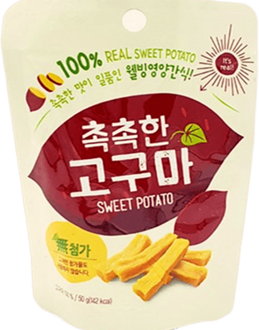 오성물산 촉촉한 고구마 말랭이, 50g, 30개