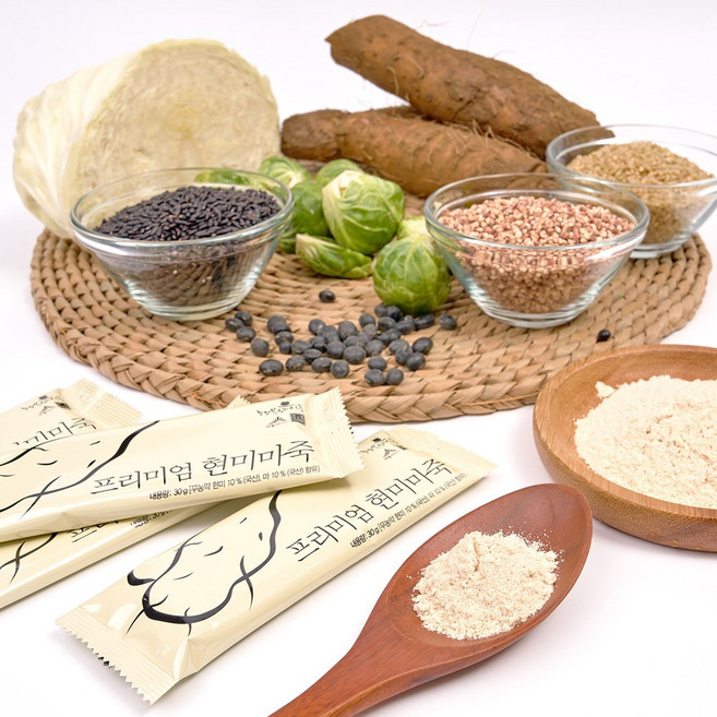 건강의정석 속편한 무농약 현미마죽 양배추죽 식사대용 현미쉐이크, 600g, 1개