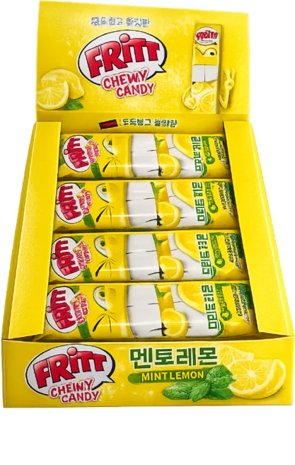 FRITT 독일 레몬 소프트 츄잉 캔디, 20개, 35g - 쿠팡
