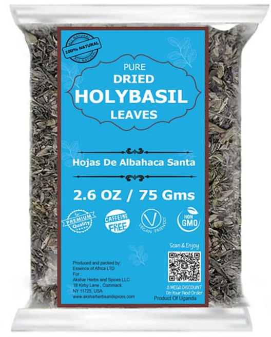 73.7g 건 홀리 바질 잎 순수 툴시 잎 73.7g 2.6 Oz Dried Holy Basil Leaves Pure Tulsi leaves 2.6 oz, 1개 - 쿠팡