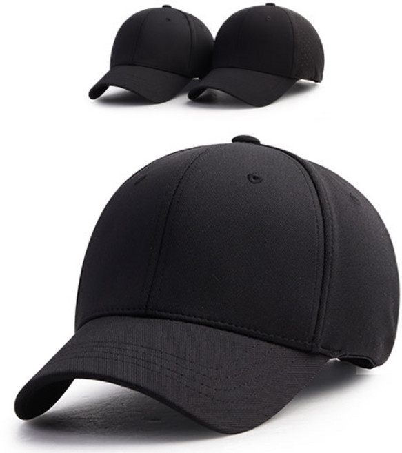 MQUM 무지 남성 골프 모자 얼굴이 작아보이는 스판캡 빅사이즈캡 XL