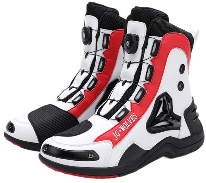 오토바이 라이딩 방수부츠 보호부츠 라이딩 스니커 부츠 스니커즈, White