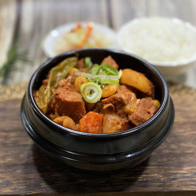 돼지갈비찜원팩 갈비찜밀키트 찜갈비밀키트, 매운돼지갈비찜, 1개, 1kg