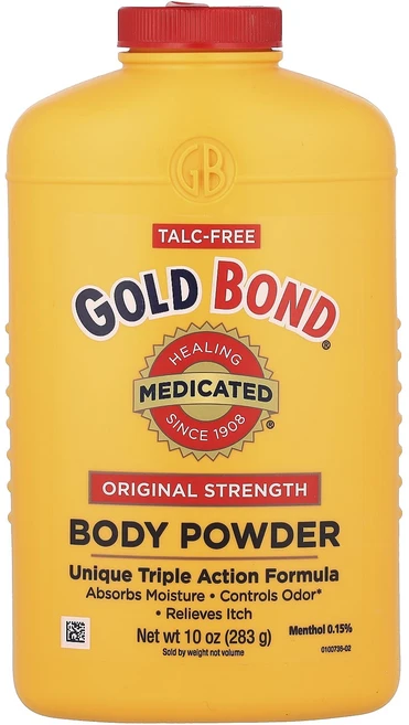 Gold Bond 바디 파우더 특별한 트리플 액션 포뮬라 오리지널 스트렝스 283g(10oz), GoldBond바디파우더특별한트리플액션포뮬라오리지널스트, 283g, 1개 - 쿠팡