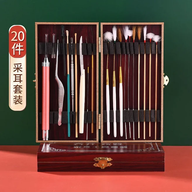 귀청소 중국 귀파는도구 귀이개 귀파개 전문 고급 세트, 1세트