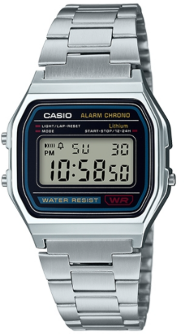 카시오 패션메탈밴드손목시계 A-158WA-1D