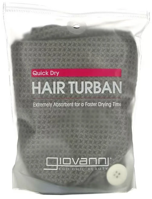 퀵 드라이 수건 터번 머리 말리기 타월 giovanni, 1개 - 쿠팡