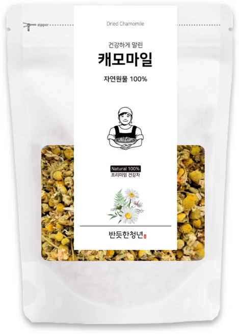 프리미엄 유럽산 캐모마일 꽃차 리필팩, 200g, 1개입, 1개 - 쿠팡