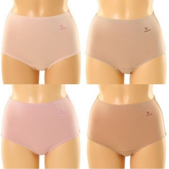 비너스 와코루 [할인중] 로고자수포인트 데일리입기좋은 신축성좋고 부드러운 부인용팬티 데일리 면스판 4컬러택1
