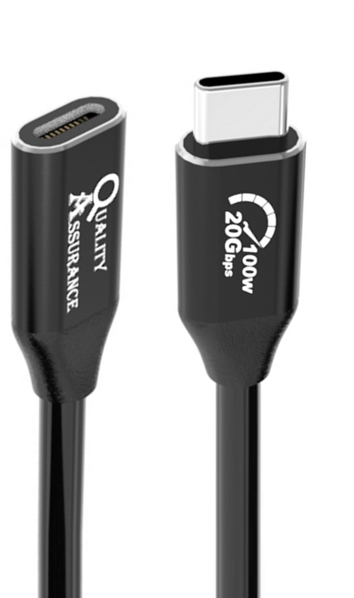 USB3.2 Gen2x2 20Gbps C타입 케이블 호환 연장선 외장하드 멀티 허브 USB PD 100W 스마트폰 태블릿 고속충전 퀵차지 연장 케이블 1M CABLE, 고급형 Type C타입 호환 USB PD 100W 스마, 1개