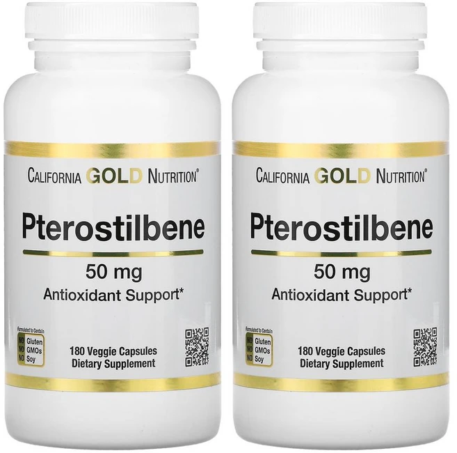 CGN 프테로스틸벤 레스베라트롤 고약사 50mg 180정 6개월분 2개 - 쿠팡