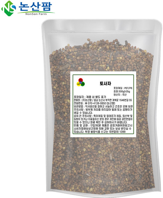 자연산 토사자 300g 국산 새삼씨, 1개(300g), 1개
