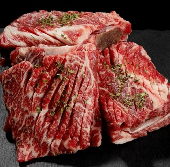 소갈비 생갈비 꽃갈비 포갈비, 2개, 600g