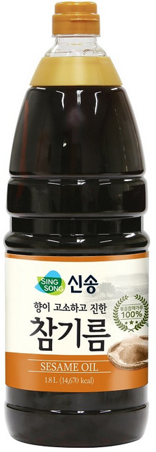 신송 참기름, 1.8L, 8개