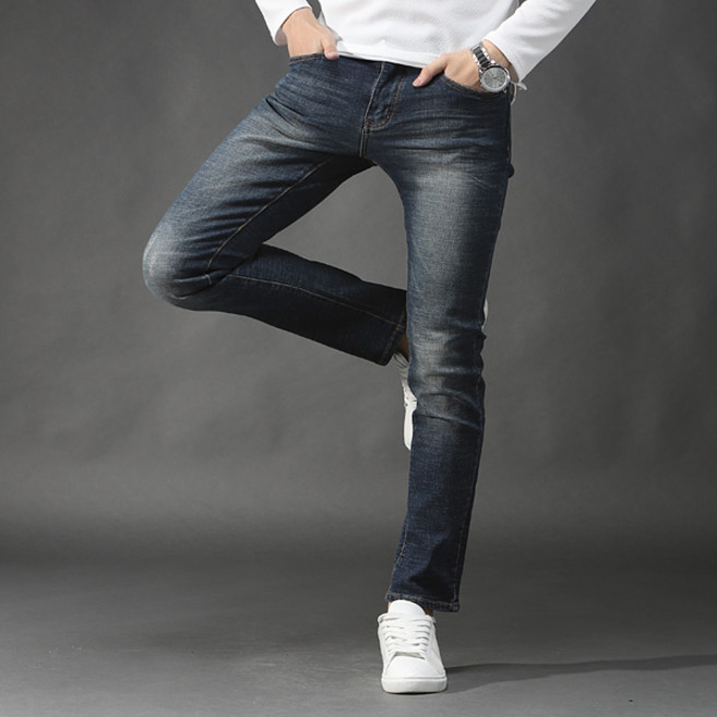 후앙스 후앙스 워싱 스판 레더패치 H025 데님팬츠 INCP-5131