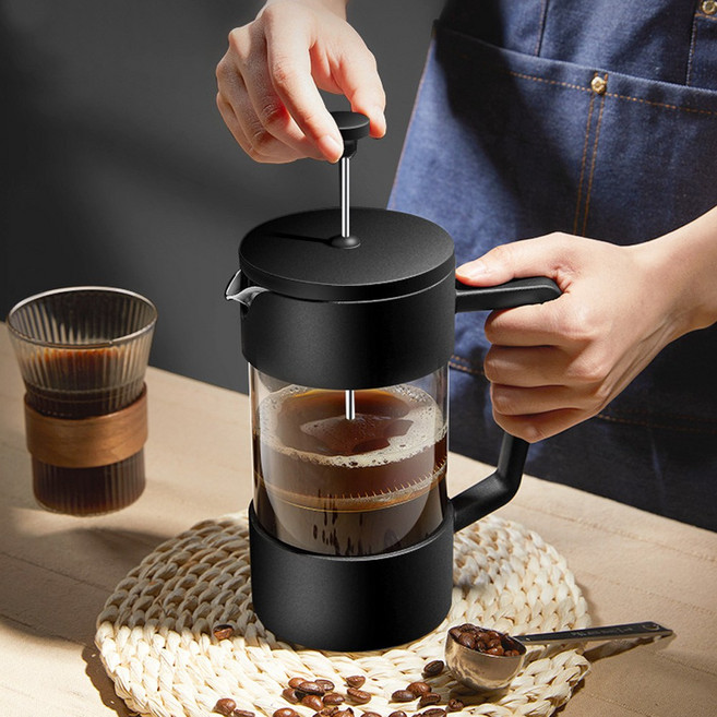 커피콩 프렌치프레스 600ml 커피추출기