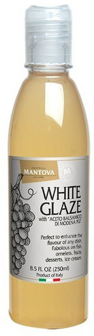 만토바 화이트 발사믹 글레이즈 250ml 샐러드 드레싱 소스, 1개