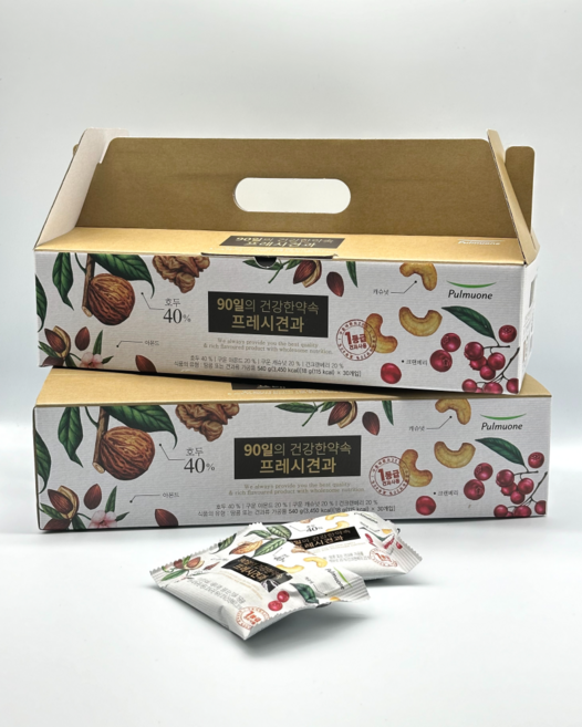 풀무원 하루 견과류 프리미엄 프레시견과 임산부 데일리 메라토닌 견과류 견과간식, 60개