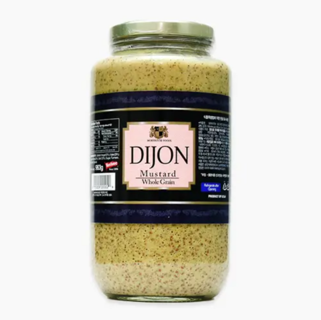 모아하우스 홀그레인 디종 머스타드소스(씨겨자), 953g, 3개