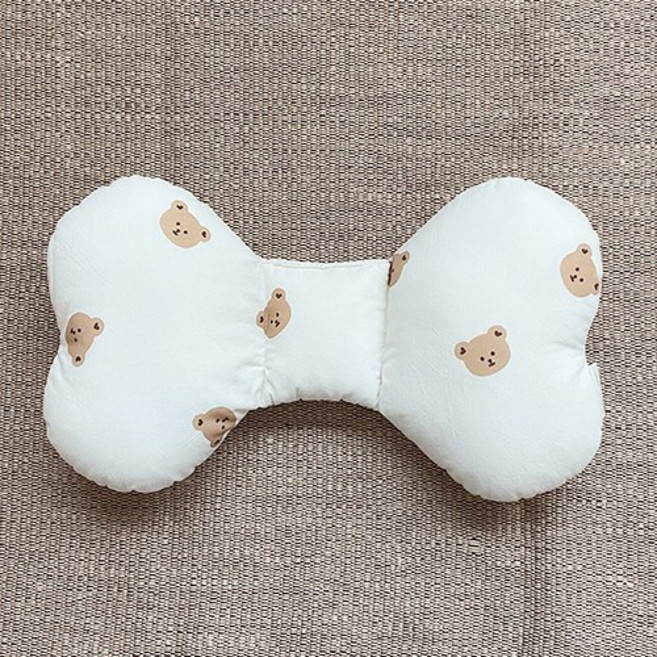 마롤로뜨 30수 아기 베개 나비 캔디 베개 카시트 목베개 신생아 유아 목쿠션, 돗꼼