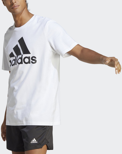 아디다스 남성용 에센셜 빅로고 반팔 티셔츠 IC9349