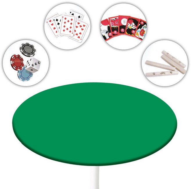 원형 당구다이천 커버 포커게임 화투판 게임테이블보 jx2*28763yf, 일반, 일반