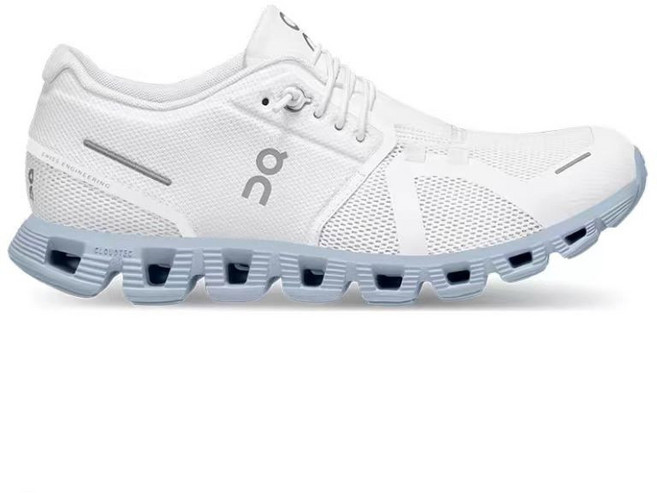 온러닝 클라우드 5 러닝화 조깅화 6컬러 (증정품 수납백), Cloud 5 WHITE CHAMBRAY, 290