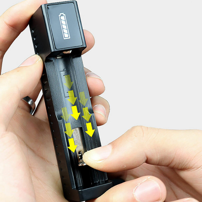 1구용 리튬이온 배터리 충전기 USB 8가지 밧데리 18650 16340 26650, 본상품선택, 1개