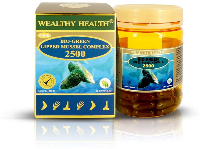 호주 웰시헬스 초록홍합 2500mg 180정 초록잎홍합 리프리놀, 1개