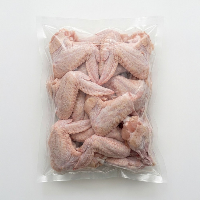 수입산 냉동 닭날개 통날개 윙 봉 대형 점보 업소용, 1개, 2kg