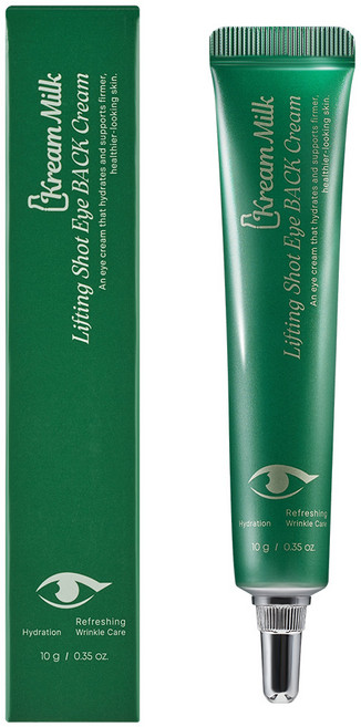 크림밀크 리프팅샷 눈가주름 눈밑지방 다크서클 올케어 아이백크림, 1개, 10g