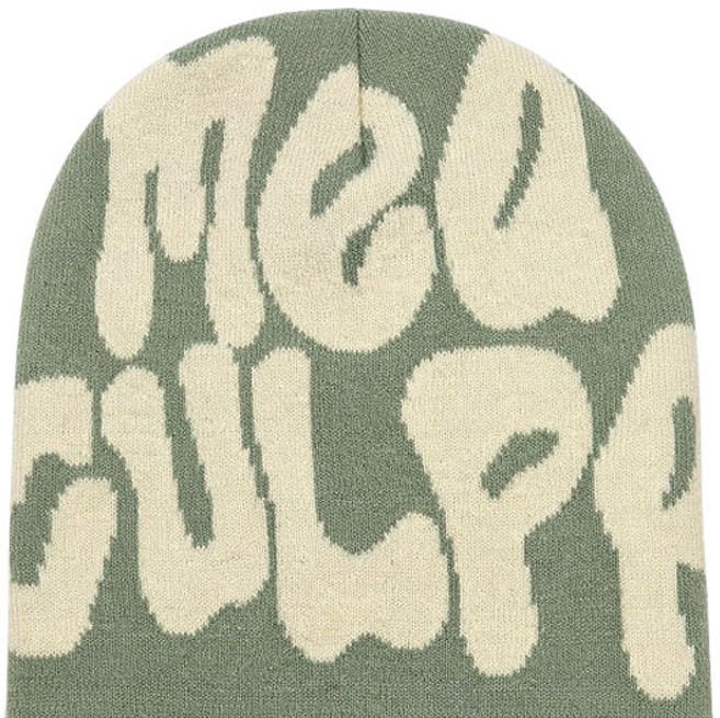 유어더메인 남녀공용 보온 레터링 비니