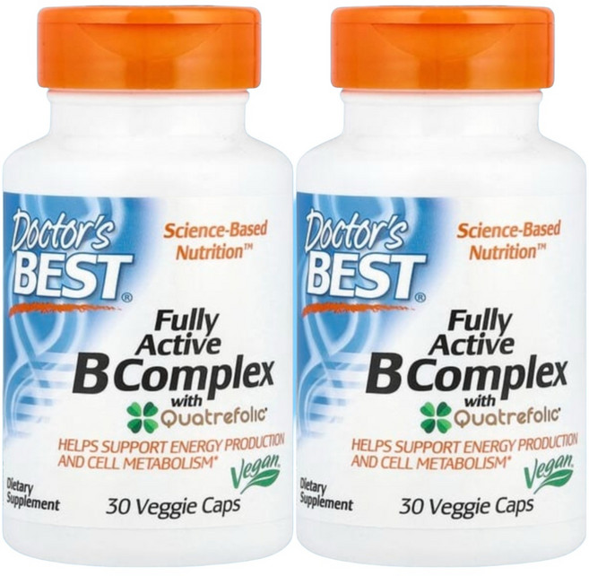 닥터스베스트 비타민B 활성 컴플렉스 30정 2개 엽산
