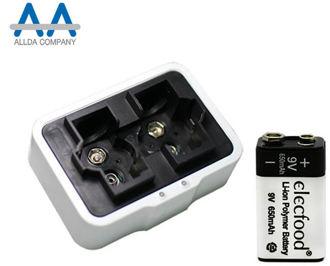 깜냥 9V리튬이온배터리 충전기+9V충전배터리1개 세트 [W50C549], 1개