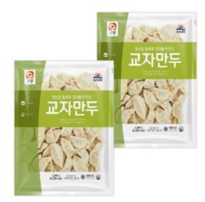 오양 교자만두 1250g, 1.25kg, 2개