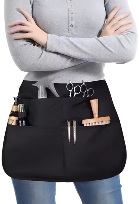 피제이에스 멀티포켓앞치마 H형 주머니많은 허리앞치마, 1개, 블랙