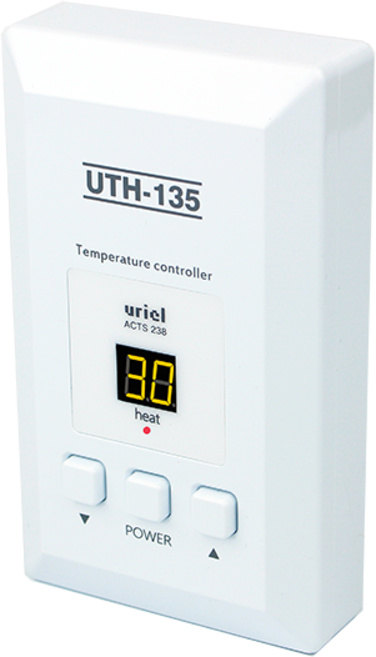 우리엘전자 UTH-135 4Kw 온도조절기 필름 전기난방 필름난방 기본형, 조절기만