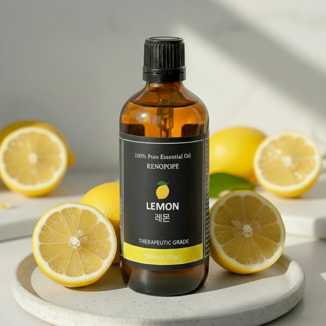 레노포프 천연 에센셜오일 35종, 1개, 21.레몬, 100ml