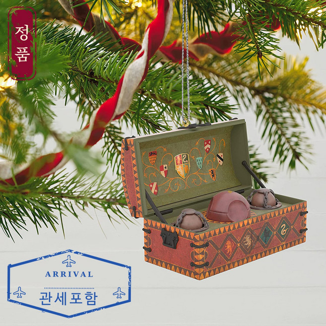 홀마크 Hallmark 기념품 크리스마스 장식품 2022 해리포터 퀴디치 경기공 세트 홈데코
