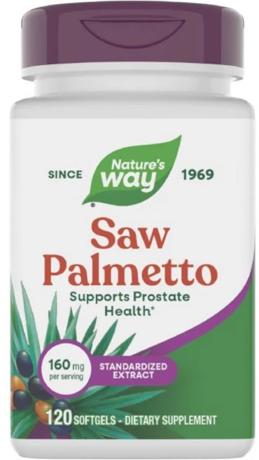 네이쳐스웨이 Nature's Way Saw Palmetto Standardized Extract Prostate Health Support for Men* 160 mg pe, 남성, 60정, 1개 - 쿠팡