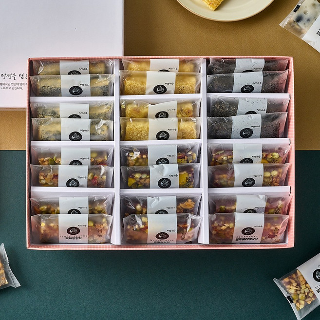 [떡보의하루 본사] 선물세트 명품세트1호 전국150여개 매장 직접배달, 45g, 24개