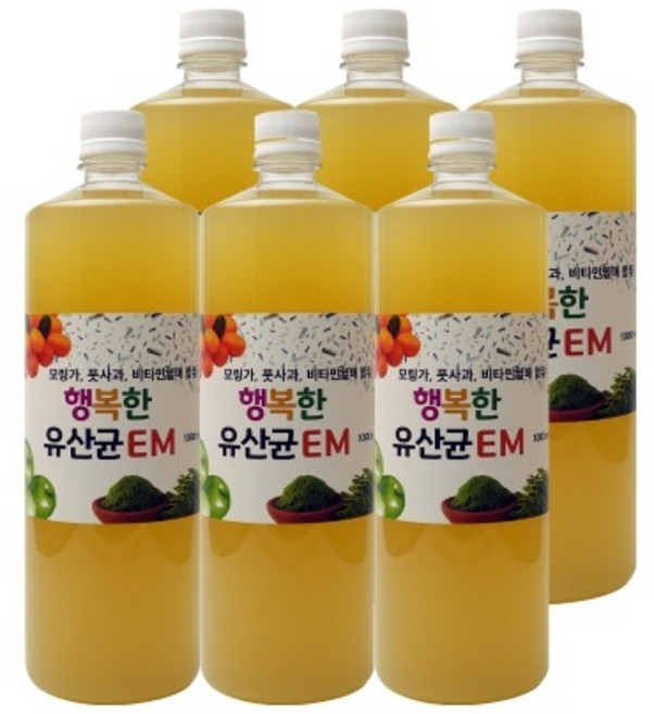 유정룡효소과학 행복한유산균이엠 1L EM 먹는이엠