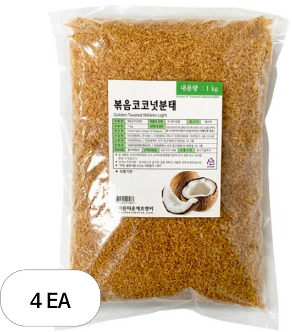 이든타운에프앤비 볶음코코넛분태, 1kg, 4개